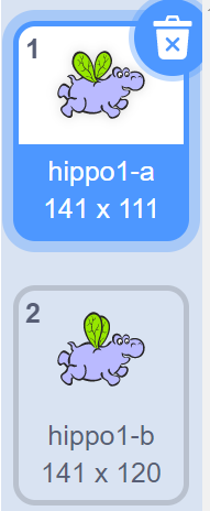 scratch 「Hippo1」の２のコスチューム